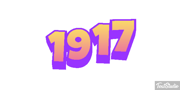 1917 Metin efekti
