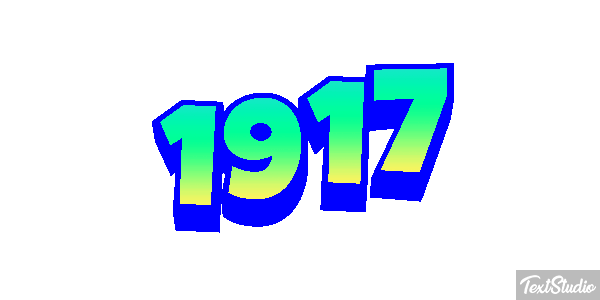 1917 Metin efekti