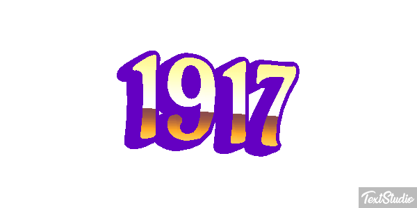1917 Metin efekti