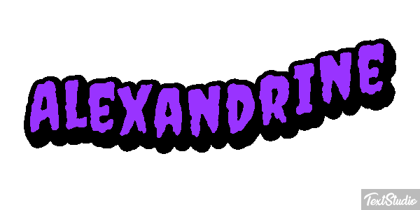 Alexandrine Effetto testo