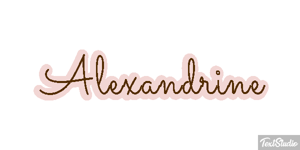 Alexandrine Effetto testo