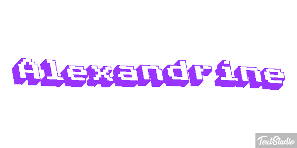 Alexandrine Effetto testo