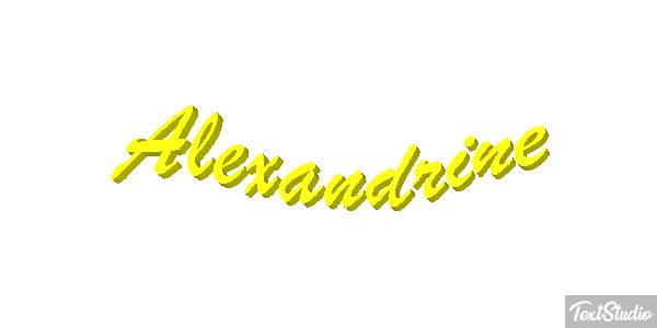Alexandrine Effetto testo