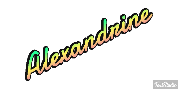 Alexandrine Effetto testo