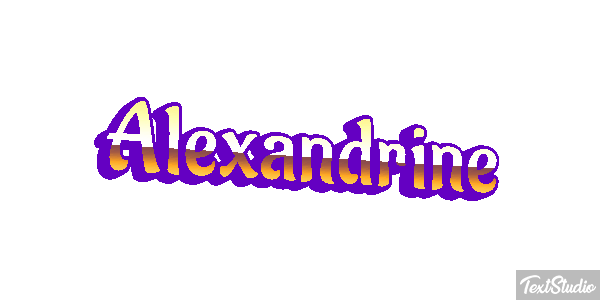 Alexandrine Effetto testo