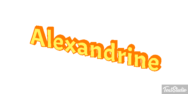 Alexandrine Effetto testo