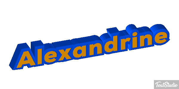 Alexandrine Effetto testo