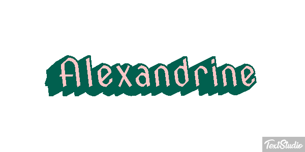 Alexandrine Effetto testo
