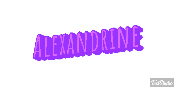 Alexandrine Effetto testo