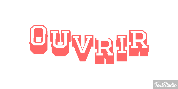 Ouvrir Effet de texte