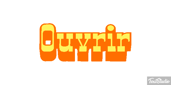 Ouvrir Effet de texte