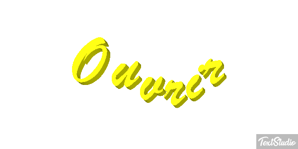 Ouvrir Effet de texte