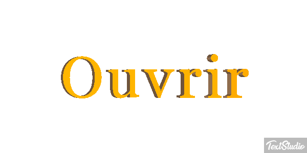Ouvrir Effet de texte