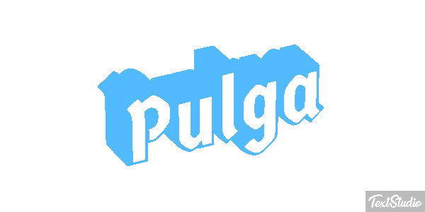 Pulga Texteffekt