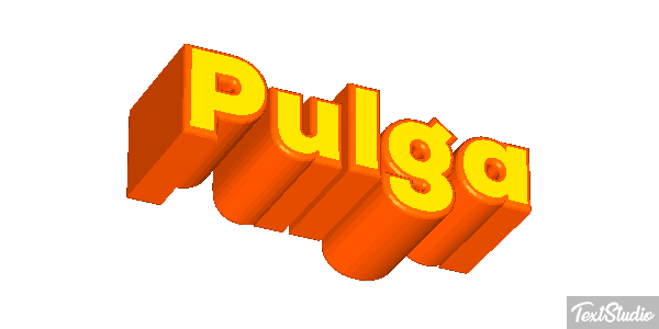 Pulga Texteffekt