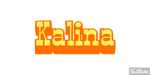 Kalina Efekt tekstowy