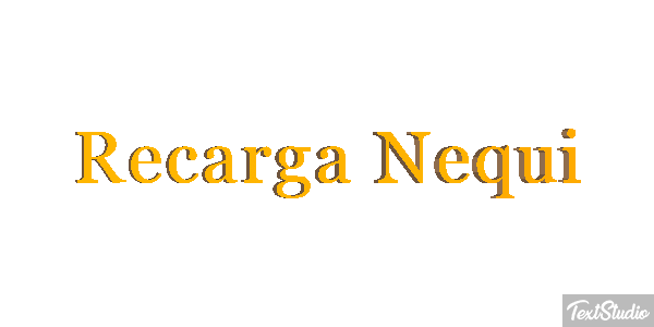 Recarga Nequi Efeito do texto