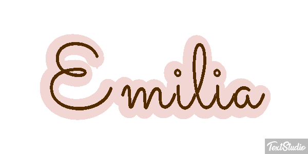 Emília Text effect