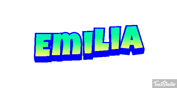 Emília Text effect