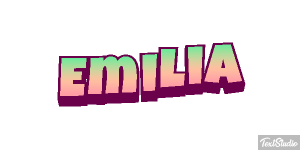Emília Text effect