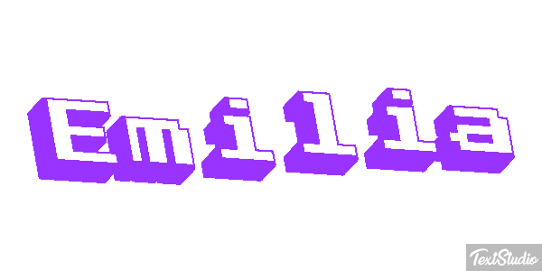 Emília Text effect