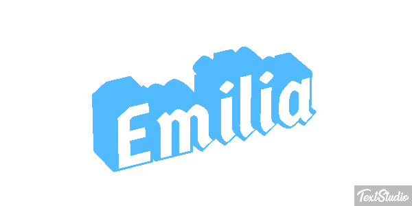 Emília Text effect
