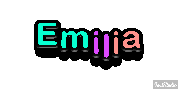 Emília Text effect