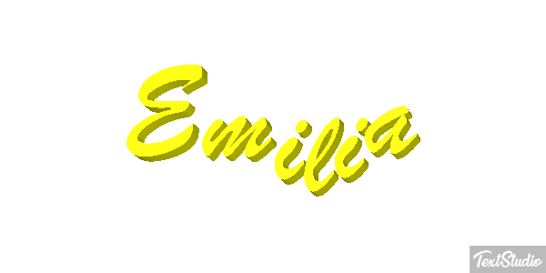 Emília Text effect