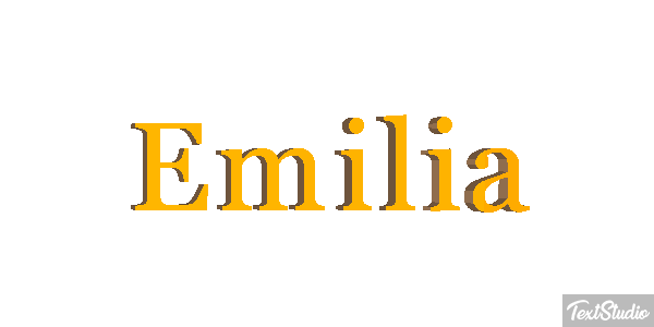 Emília Text effect
