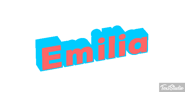 Emília Text effect