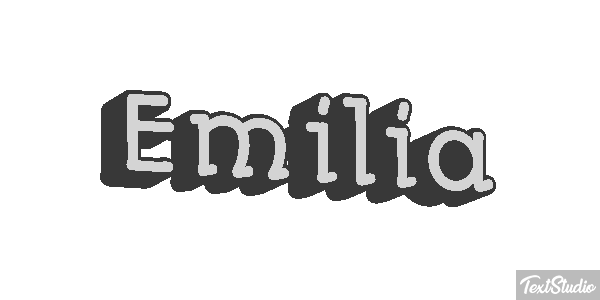 Emília Text effect