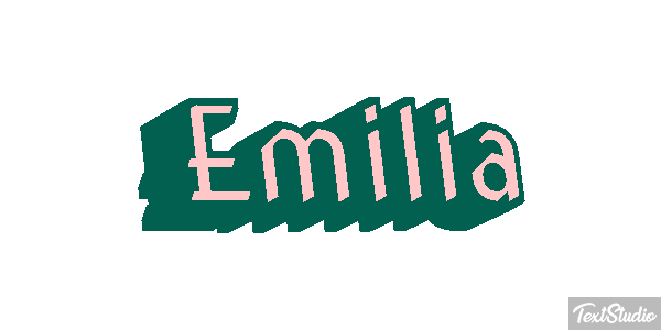 Emília Text effect