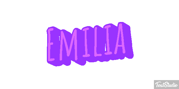 Emília Text effect