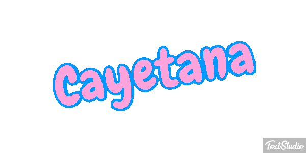 Cayetana Tekst effect