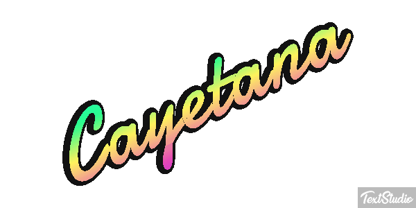 Cayetana Tekst effect