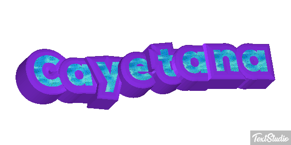Cayetana Tekst effect