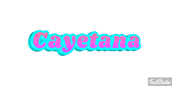 Cayetana Tekst effect