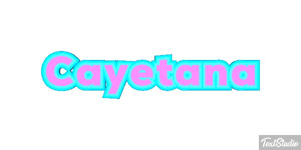 Cayetana Tekst effect