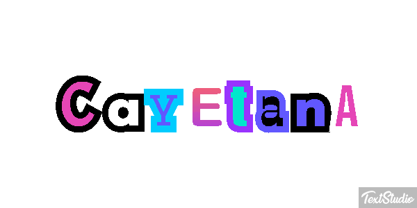 Cayetana Tekst effect