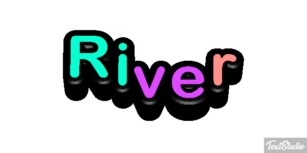 River テキスト効果