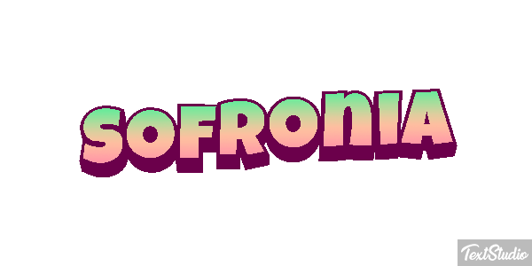 Sofronia Effetto testo
