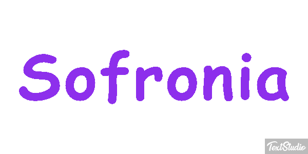 Sofronia Effetto testo
