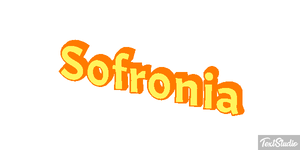 Sofronia Effetto testo
