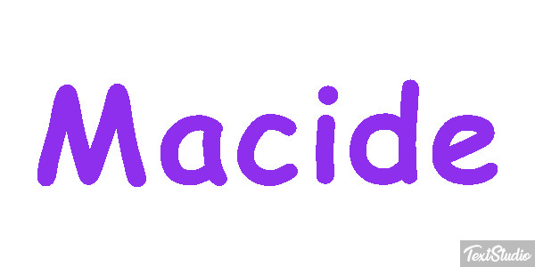 Macide Text effect