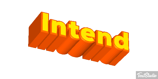 Intend Texteffekt