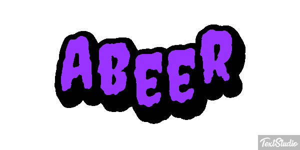 Abeer Tekst effect