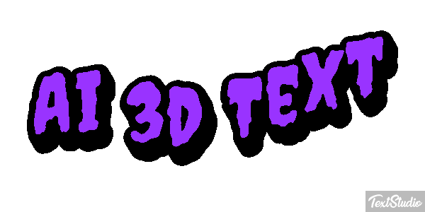 Ai 3D Text Text effect