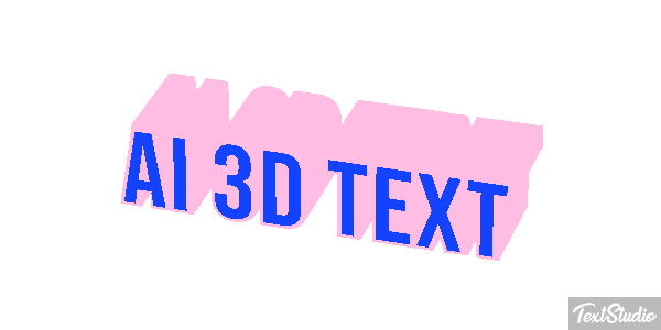 Ai 3D Text Text effect
