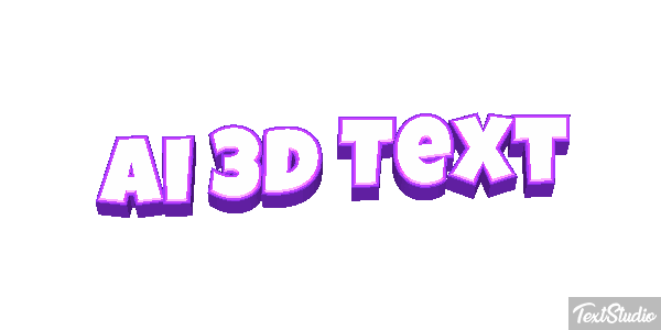 Ai 3D Text Text effect