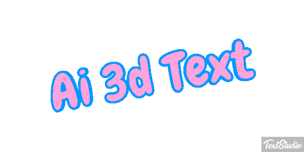Ai 3D Text Text effect
